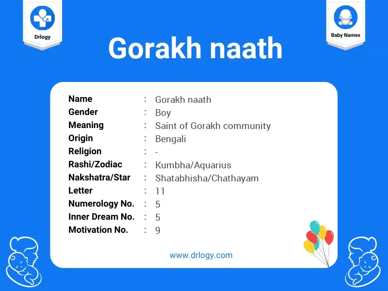Gorakh Naath Name Meaning